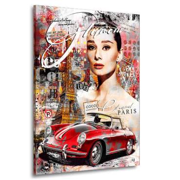 Audrey Hepburn Wandbild Kunstgestalten24