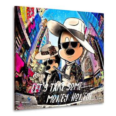 Bonnie & Clyde Wandbild von Kunstgestalten24