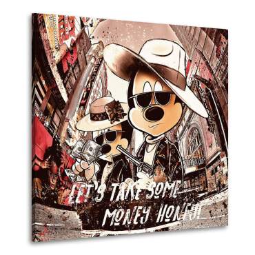 Bonnie & Clyde Wandbild von Kunstgestalten24