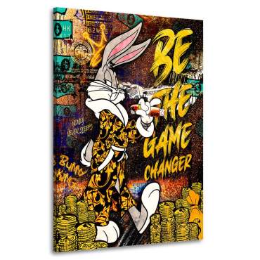 Mr. Bunny Leinwandbild von Kunstgestalten24