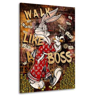 Mr. Bunny Leinwandbild von Kunstgestalten24