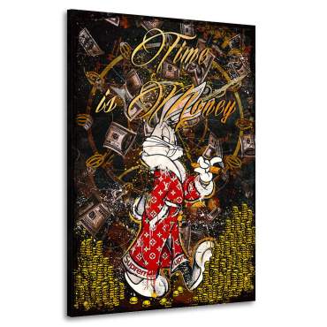 Mr. Bunny Leinwandbild von Kunstgestalten24