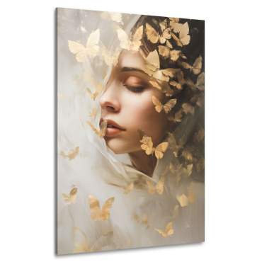 Frau Wandbild Kunstgestalten24