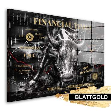 Wallstreet pop Art Bild von Kunstgestalten24