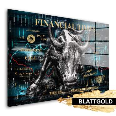 Wallstreet pop Art Bild von Kunstgestalten24