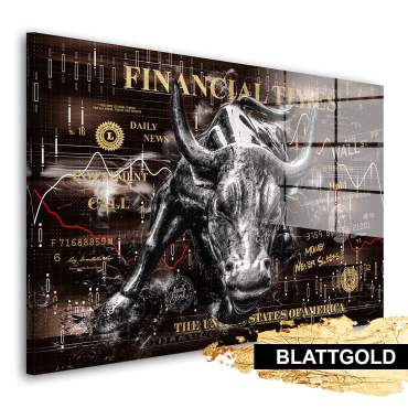 Wallstreet pop Art Bild von Kunstgestalten24