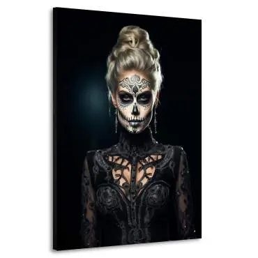 La Catrina Wandbild von Kunstgestalten24
