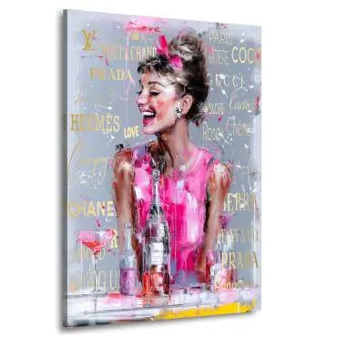 Audrey Hepburn Wandbild Kunstgestalten24