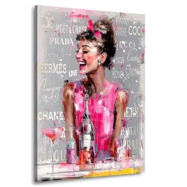 Audrey Hepburn Wandbild Kunstgestalten24