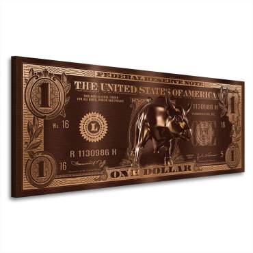 one Dollar Wandbild von Ron Danell