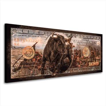 Dollar Vintage Wandbild Kunstgestalten24