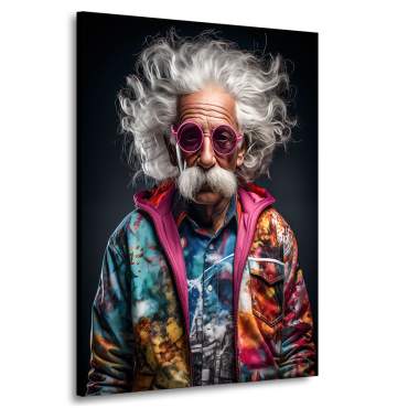 Einstein Wandbild Kunstgestalten24