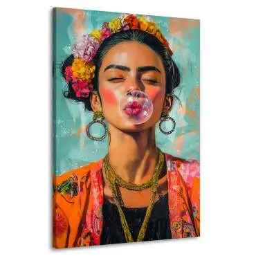 Frida Kahlo Wandbild von Kunstgestalten24
