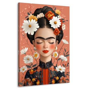 Frida Kahlo Wandbild von Kunstgestalten24