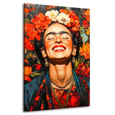 Frida Kahlo Wandbild von Kunstgestalten24