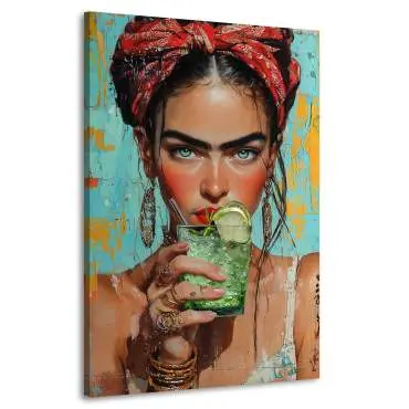 Frida Kahlo Wandbild von Kunstgestalten24
