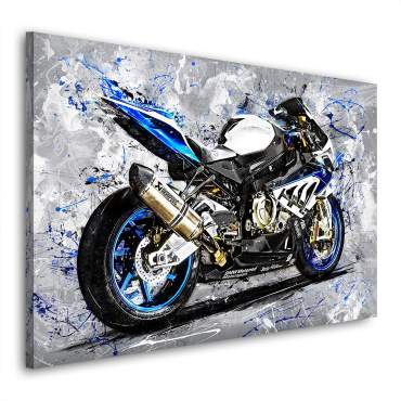 Wandbild Leinwandbild BMW HP4 Motorradbild