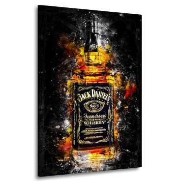 Wandbild Leinwandbild Jack Whiskey Modern Art