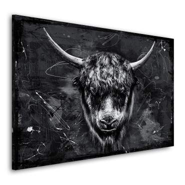 Yak-Leinwandbild-Acrylglasbild