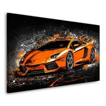 Lamborghini Wandbild von Kunstgestalten24