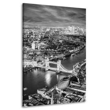 Wandbild Leinwandbild London Black and White