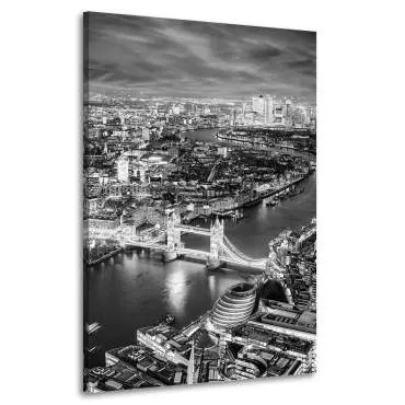 Wandbild Leinwandbild London Black and White