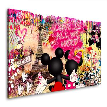 Comic Leinwandbild von Kunstgestalten24