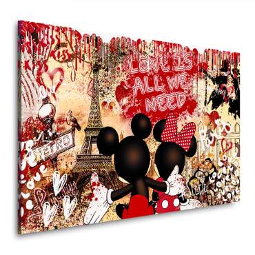 Comic Leinwandbild von Kunstgestalten24