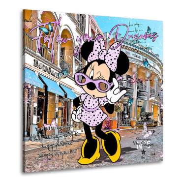 Minnie Wandbild von Kunstgestalten24