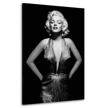 Wandbild Leinwandbild Marilyn Monroe Black and White