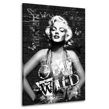 Marylin Monroe Acrylglasbild von Ron Danell | Kunstgestalten24