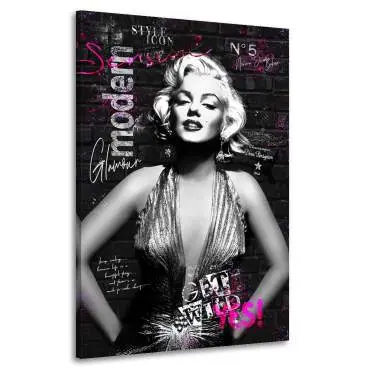 Wandbild Leinwandbild Marilyn Monroe Glamour