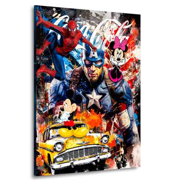 Comic Wandbild Kunstgestalten24