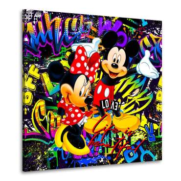Mickey Wandbild von Kunstgestalten24