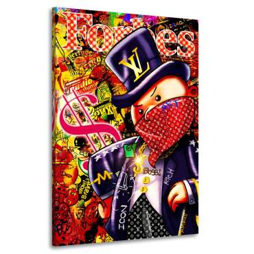 Monopoly Leinwandbild von Kunstgestalten24