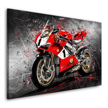 Wandbild Leinwandbild Ducati Panigale 916 Abstrakt Style