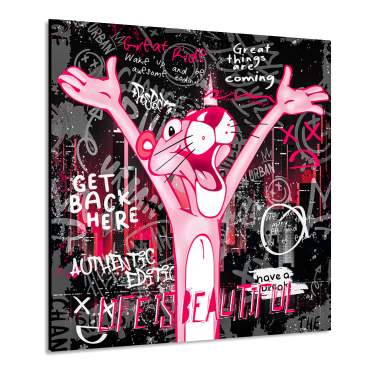 Panther Wandbild von Kunstgestalten24