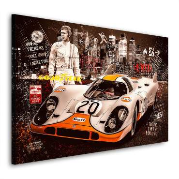 Steve McQueen Porsche Bild Kunstgestalten24