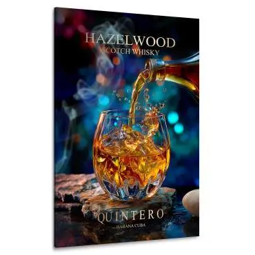 Whisky Wandbild Kunstgestalten24