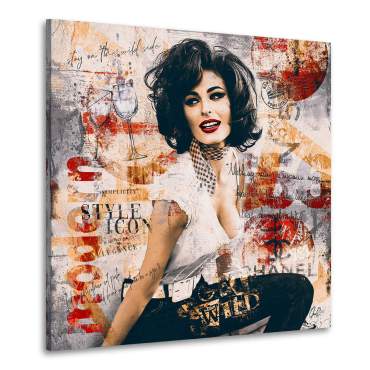 Sophia Loren Acrylglasbild von Ron Danell