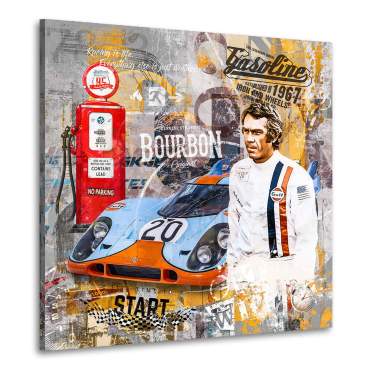 Porsche Leinwandbild von Ron Danell