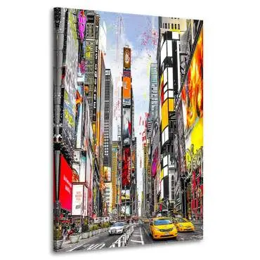 Wandbild Leinwandbild NY York Times Square Modern