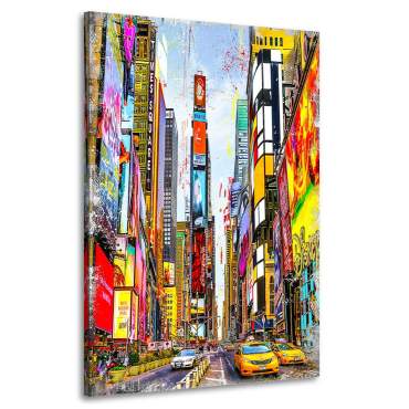 Wandbild Leinwandbild NY York Times Square