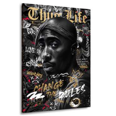 Tupac Wandbild Kunstgestalten24