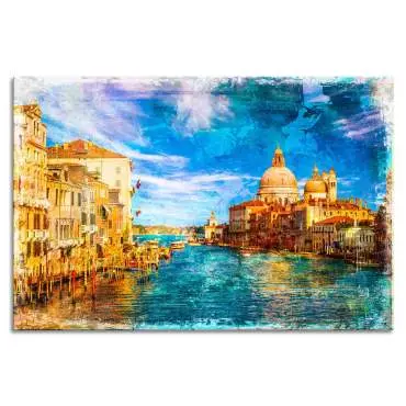 Wandbild Leinwandbild Venedig Sky